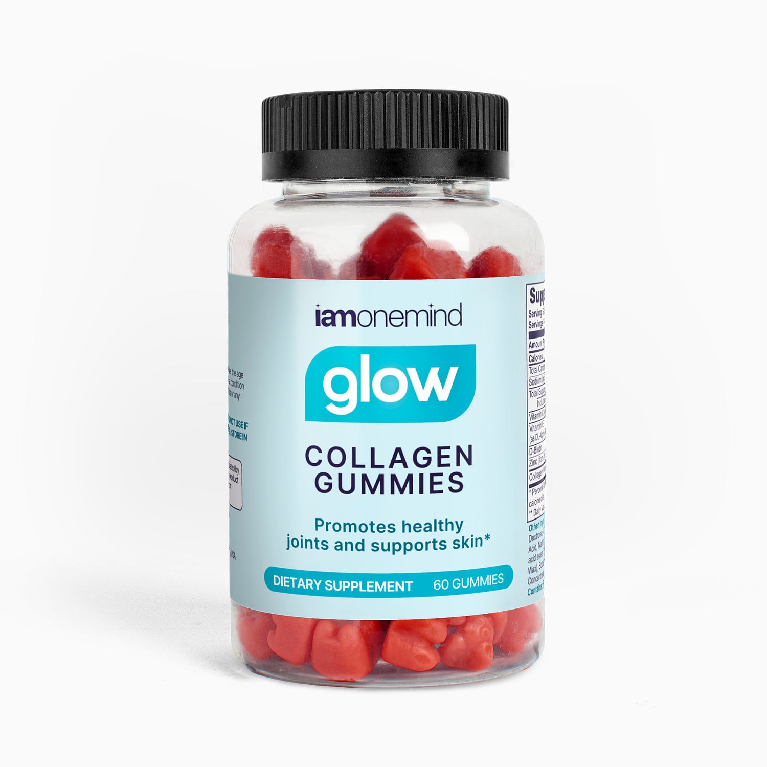 glow collagen label