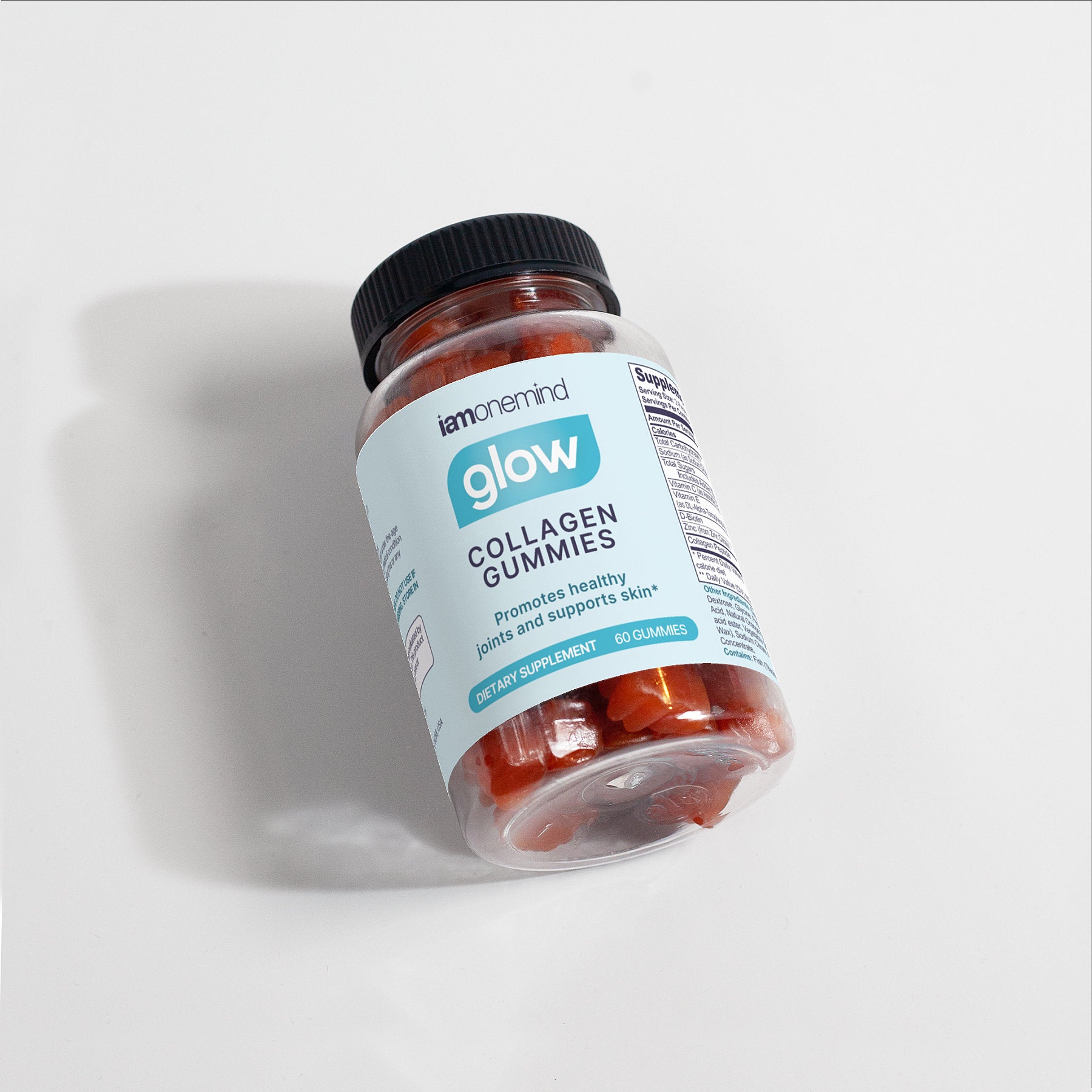 glow collagen label