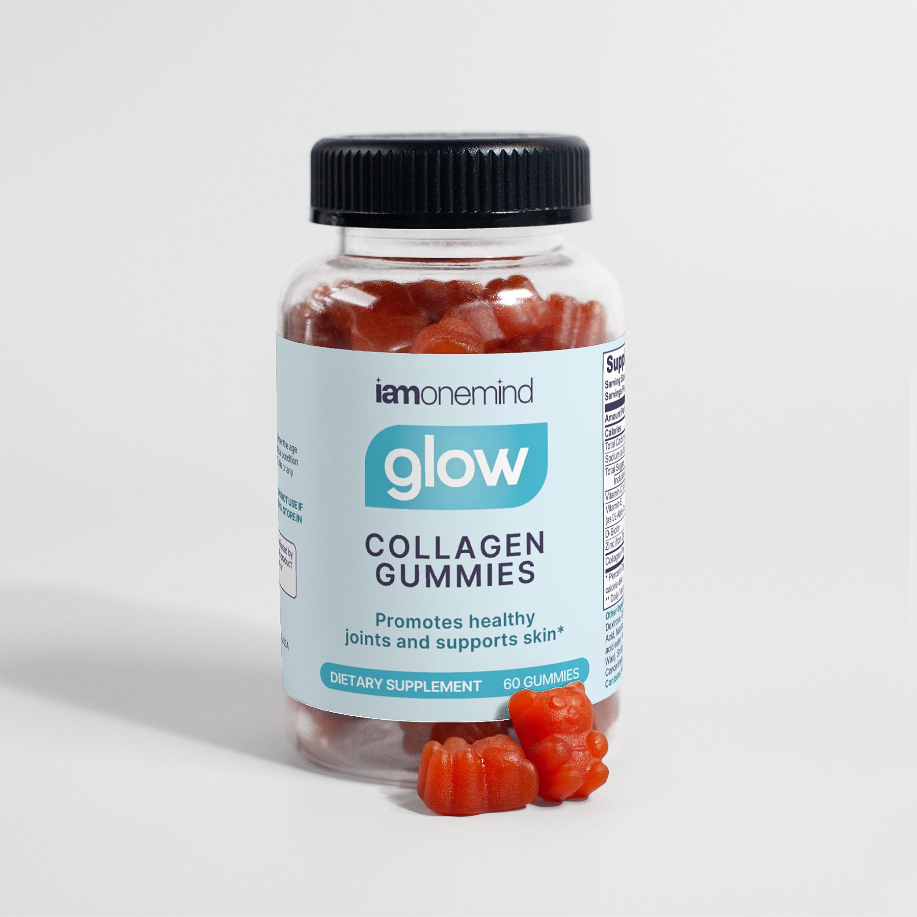 glow collagen label