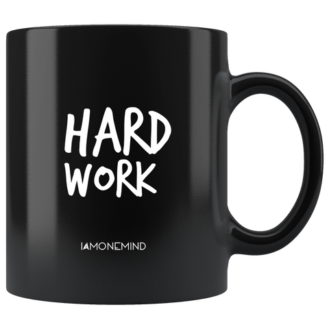 I AM - Hard Work is the Formula for Success - Combo Black 11 oz Mugs