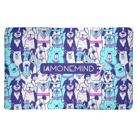 I AM - Pet Mat - Blue Dogs