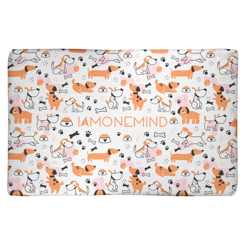 I AM - Pet Mat - Orange Dogs