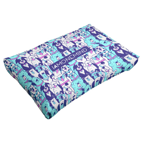 I AM - Pet Pillow - Blue Dogs