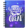 I AM - Push Yourself To Be Great - Spiral Notebook