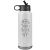 I AM - The Harder You Work The Better You Get - 32oz. Water Bottle Tumblers Stainless Steel