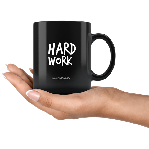 I AM - Hard Work is the Formula for Success - Combo Black 11 oz Mugs