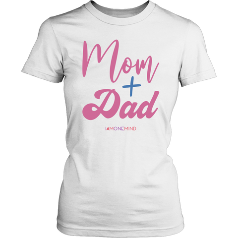 I AM - Mom+Dad = Me Combo Shirt Mom & Child