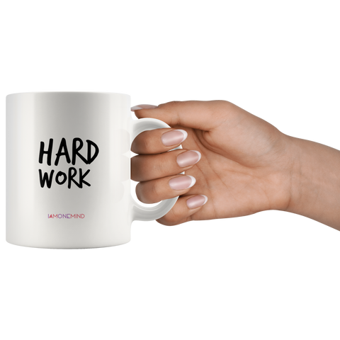 I AM - Hard Work is the Formula for Success - Combo White 11 oz Mugs